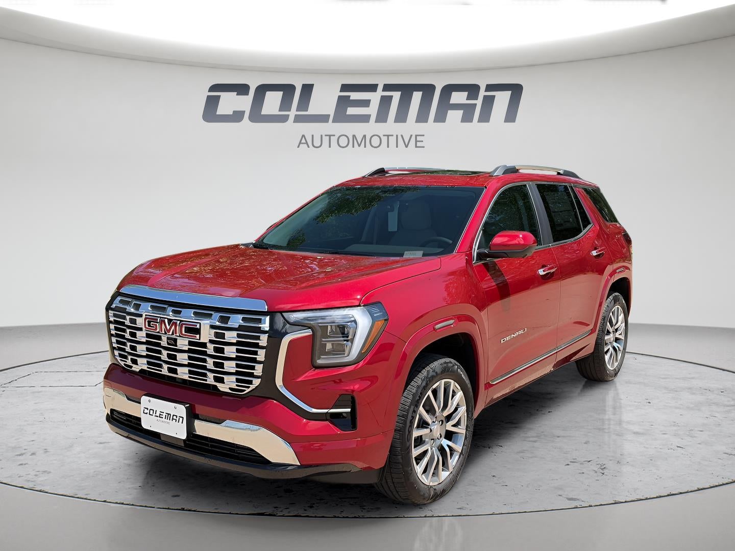2027 GMC Terrain AWD Denali in Volcanic Red Tintcoat — front three-quarter view