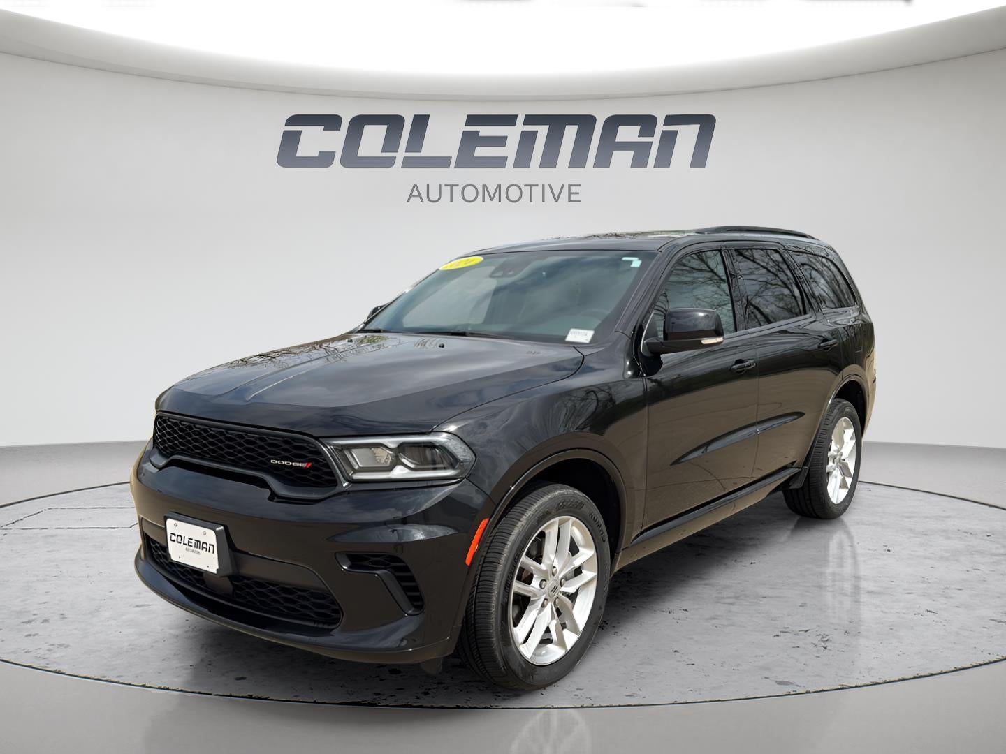 2024 Dodge Durango GT Plus AWD in Db Black Clearcoat — front three-quarter view