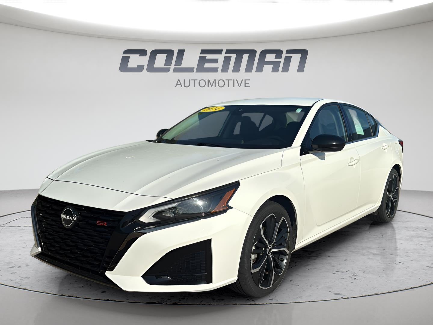 2024 Nissan Altima SR FWD in Glacier White — front three-quarter view