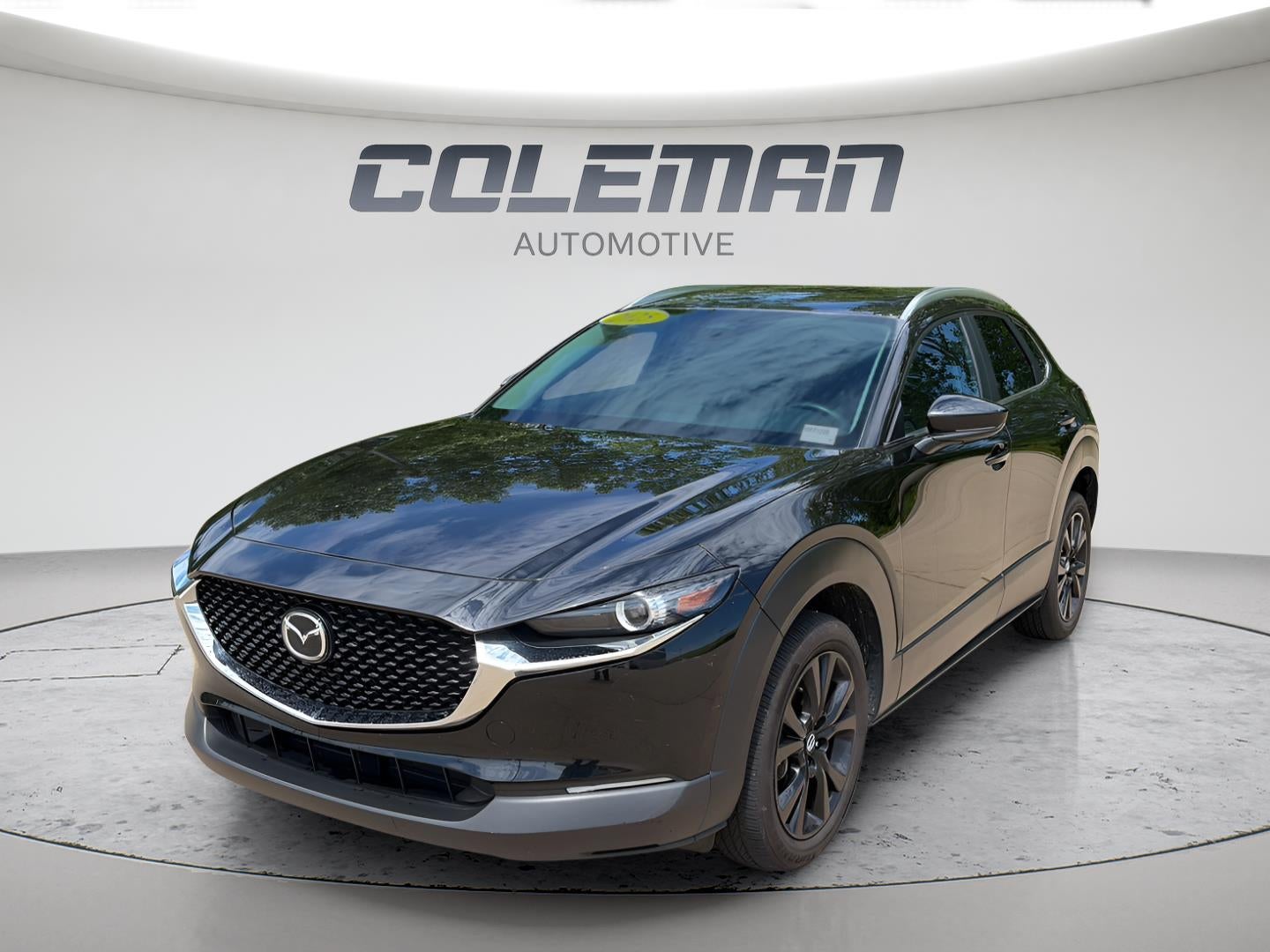 2025 Mazda Mazda CX-30 2.5 S Select Sport in Black — front three-quarter view
